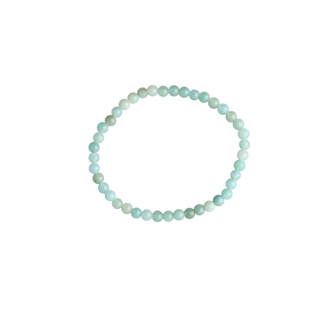 Armband med blå och gröna pärlor