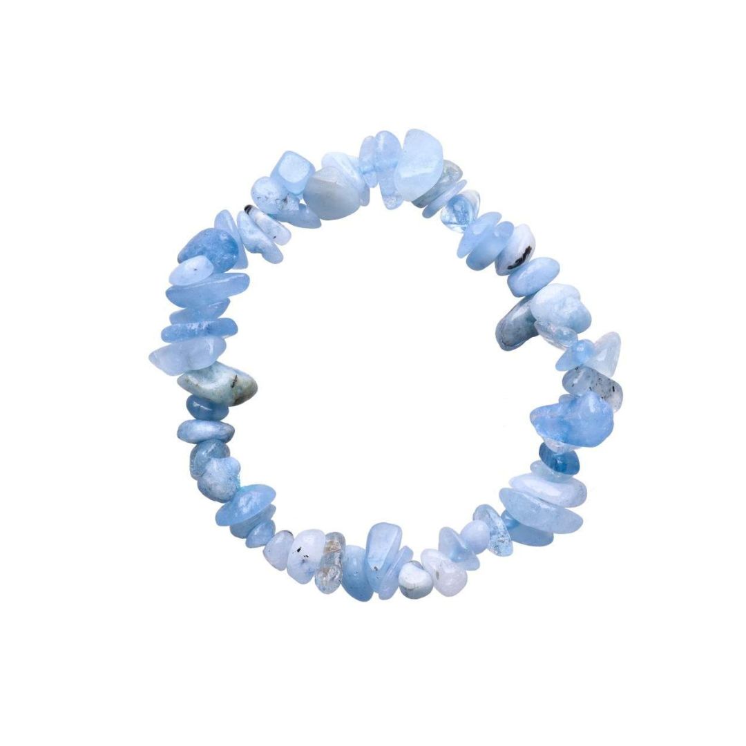 Aquamarine bracelet - chips