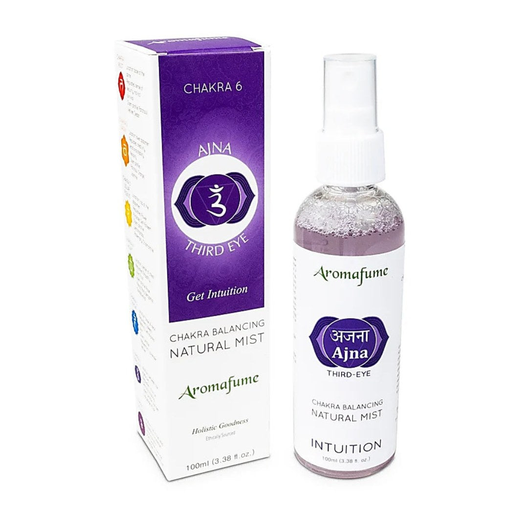 CHAKRA RUMSPRAY AJNA - 6 CHAKRA M ENEBÄR LAVENDEL OCH SALVIE
