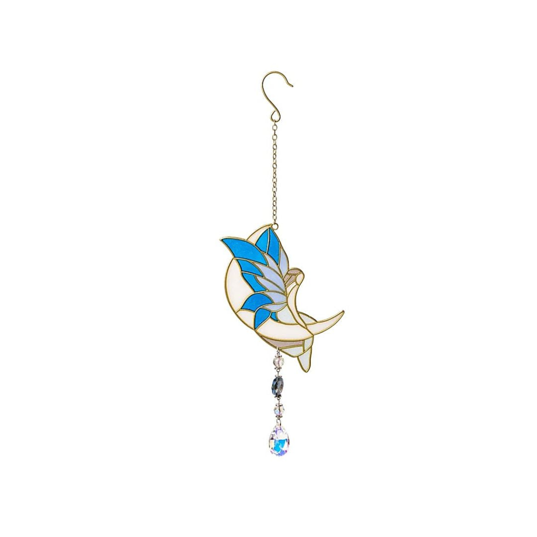 Blue fairy - Glass art