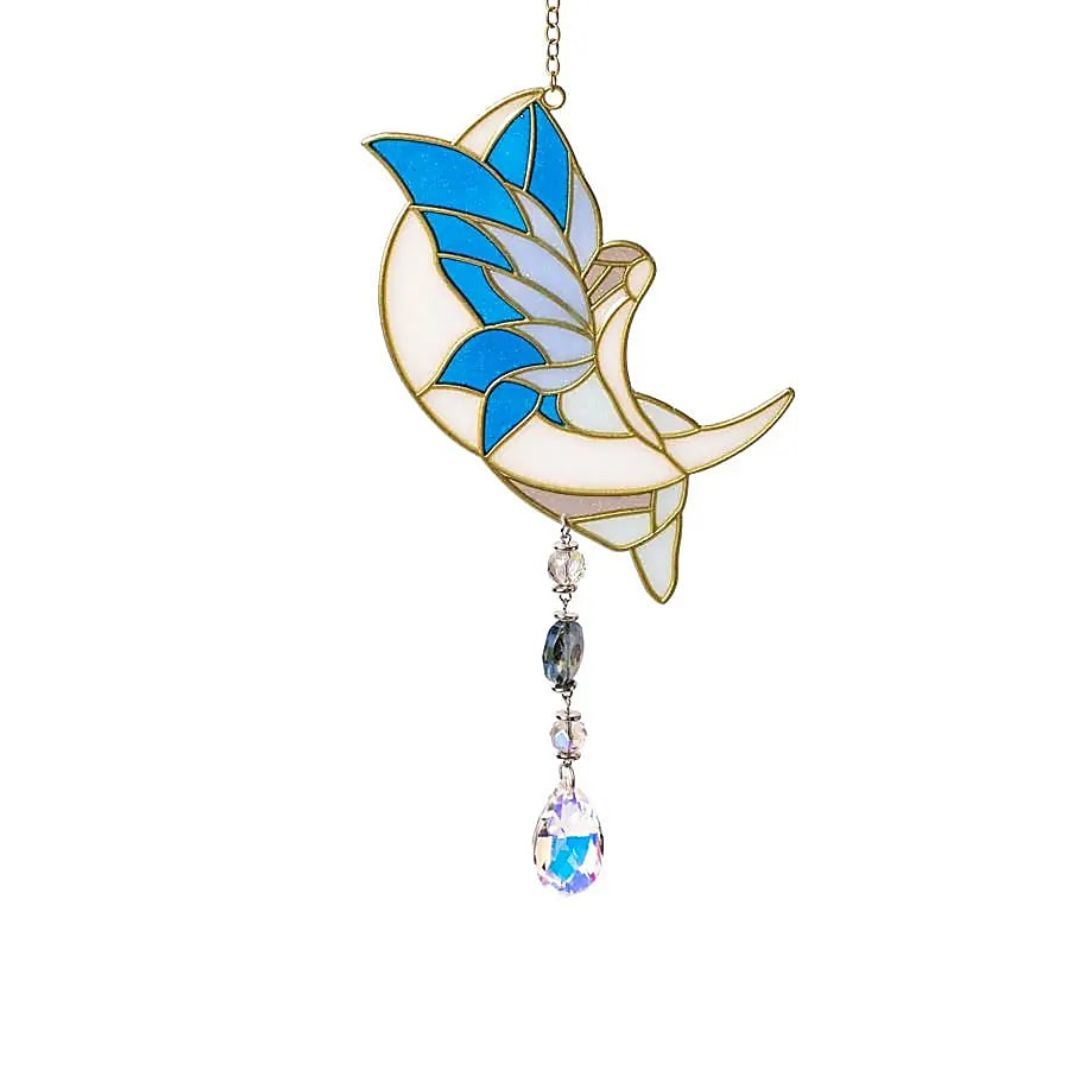 Blue fairy - Glass art