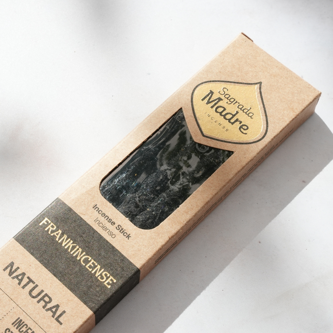 Hånad røgelse - Frankincense med naturlig doft i en ekologisk kartongförpackning