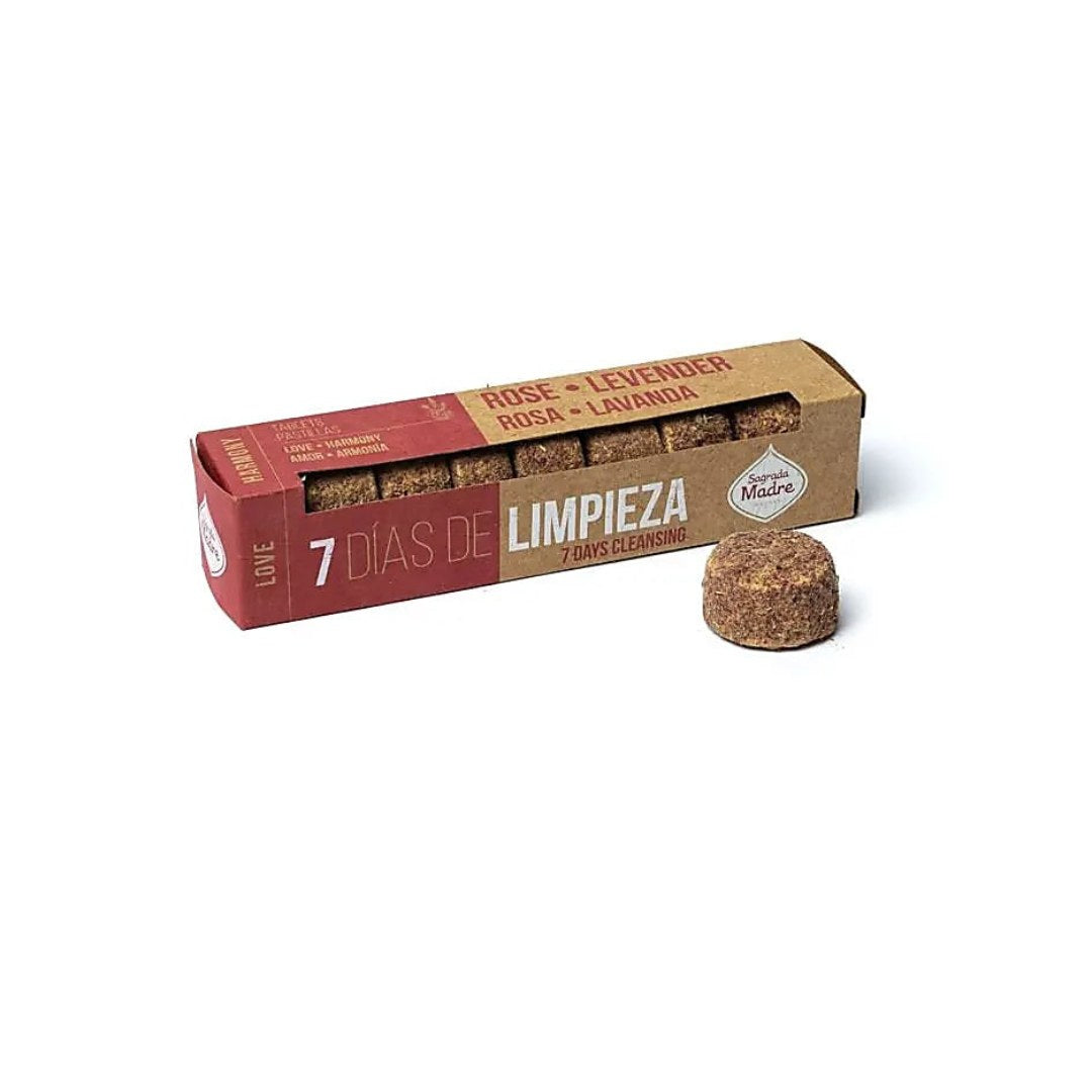 Handmade incense discs with Lavender & Rose