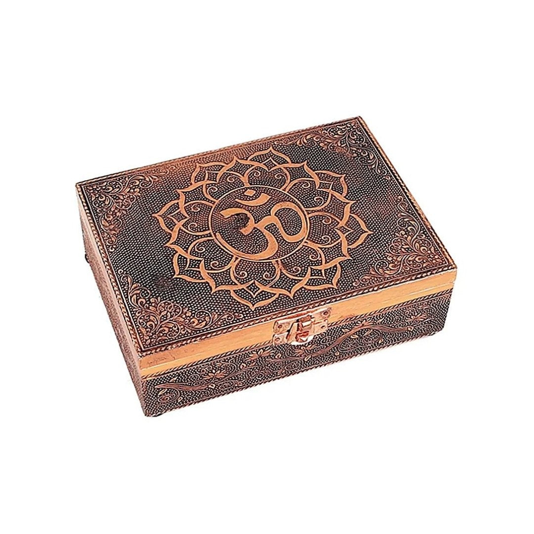 Æske til orakelkort - Kobber