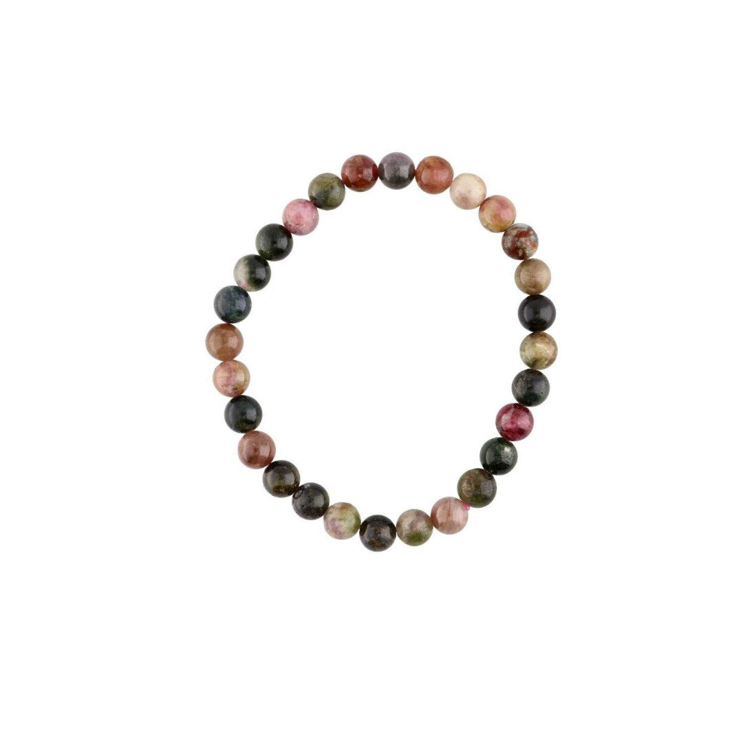 Armband i flerfärgade stenar
