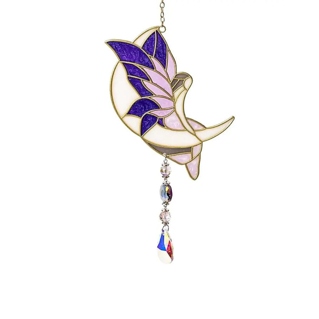 Purple fairy - Glass art