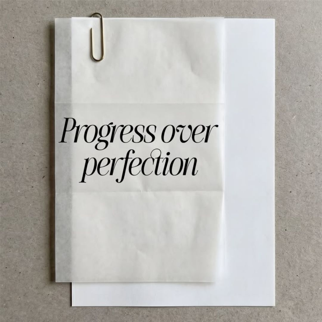 Fremskridt, ikke perfektion
