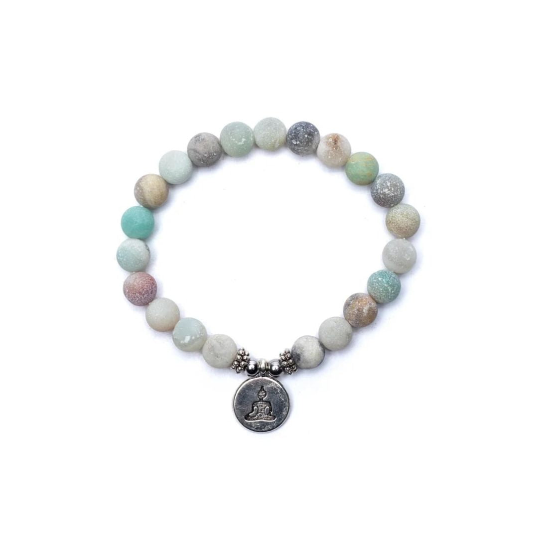 Amazonite bracelet - buddha