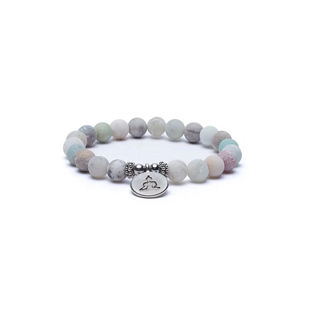 Amazonite bracelet - buddha