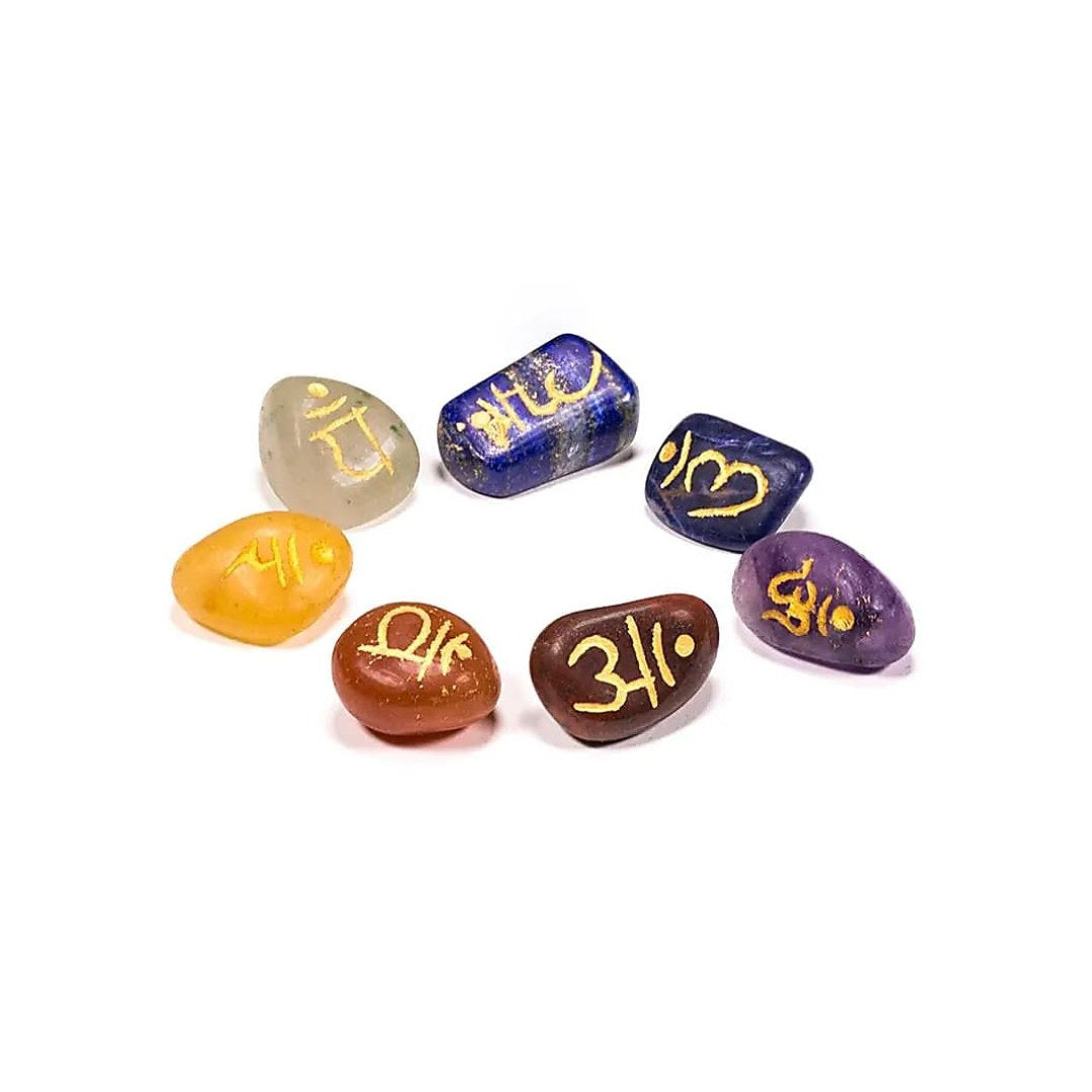 Chakra crystal set
