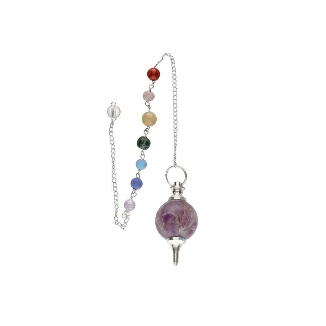 Pendulum - Chakra with amethyst