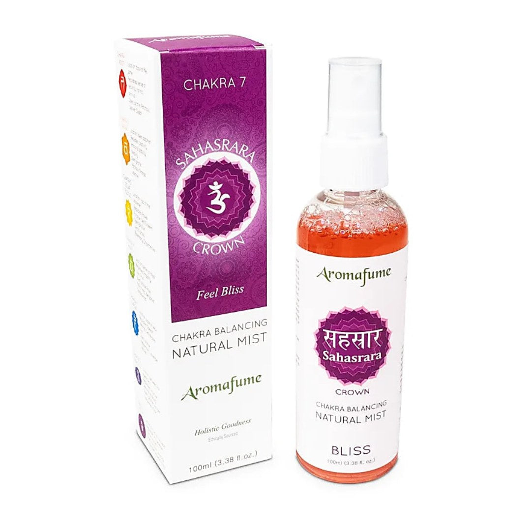 Chakra Rumspray Sahasrara - 7. Chakra m. Jasmin og Lavendel