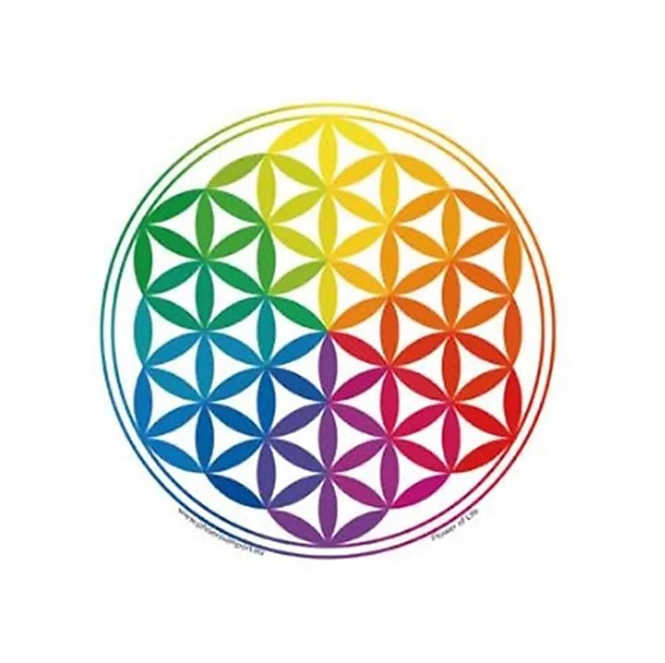 Klistermærke - Flower of Life