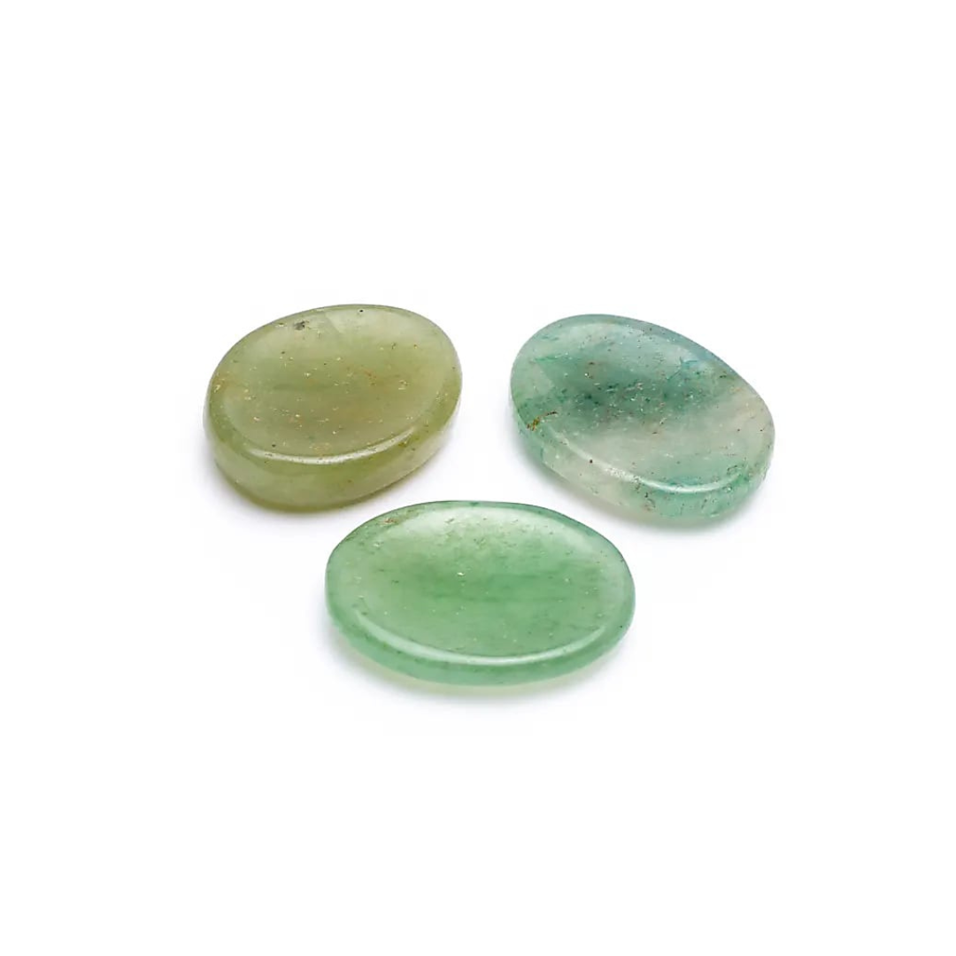 Worry stone - Grøn Aventurin