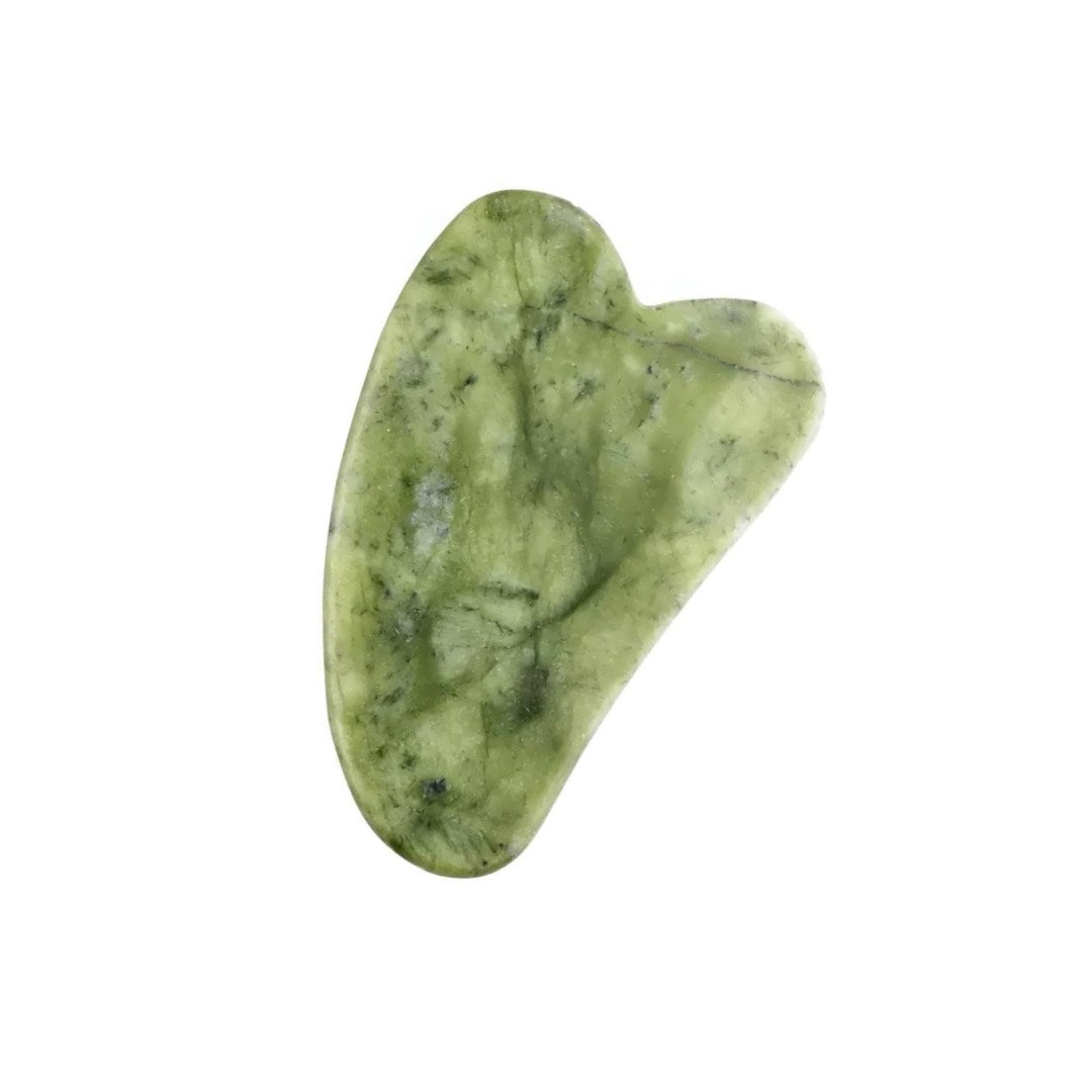 Gua Sha - Grøn Jade - lille