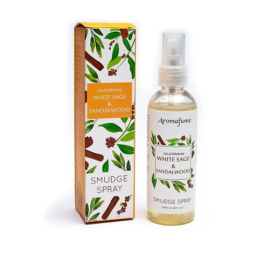 Hvid salvie og sandeltræ - spray