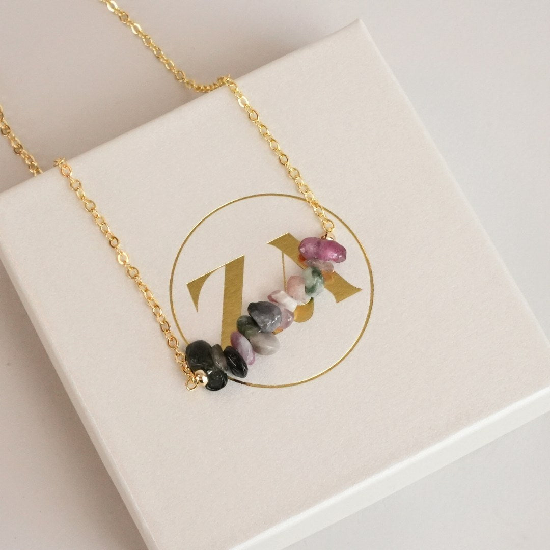 Balance - Rainbow fluorite necklace