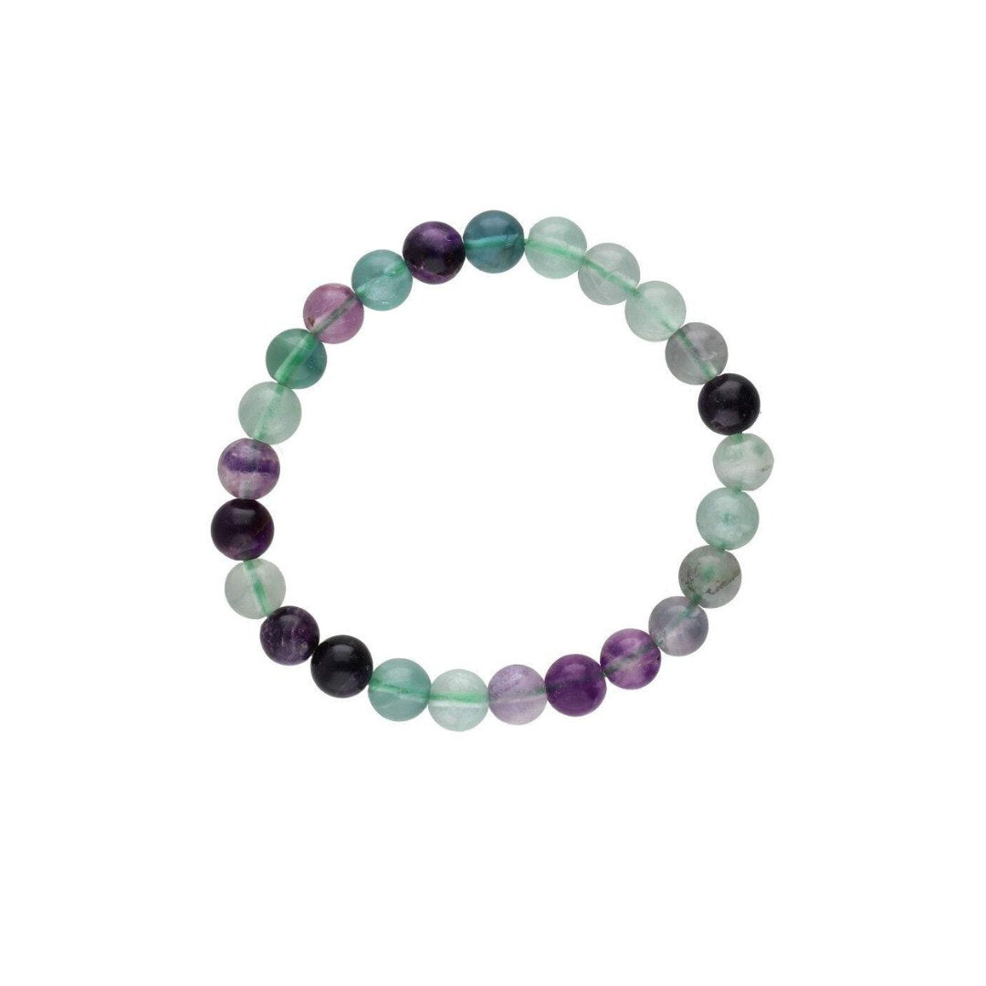 Rainbow fluorite bracelet