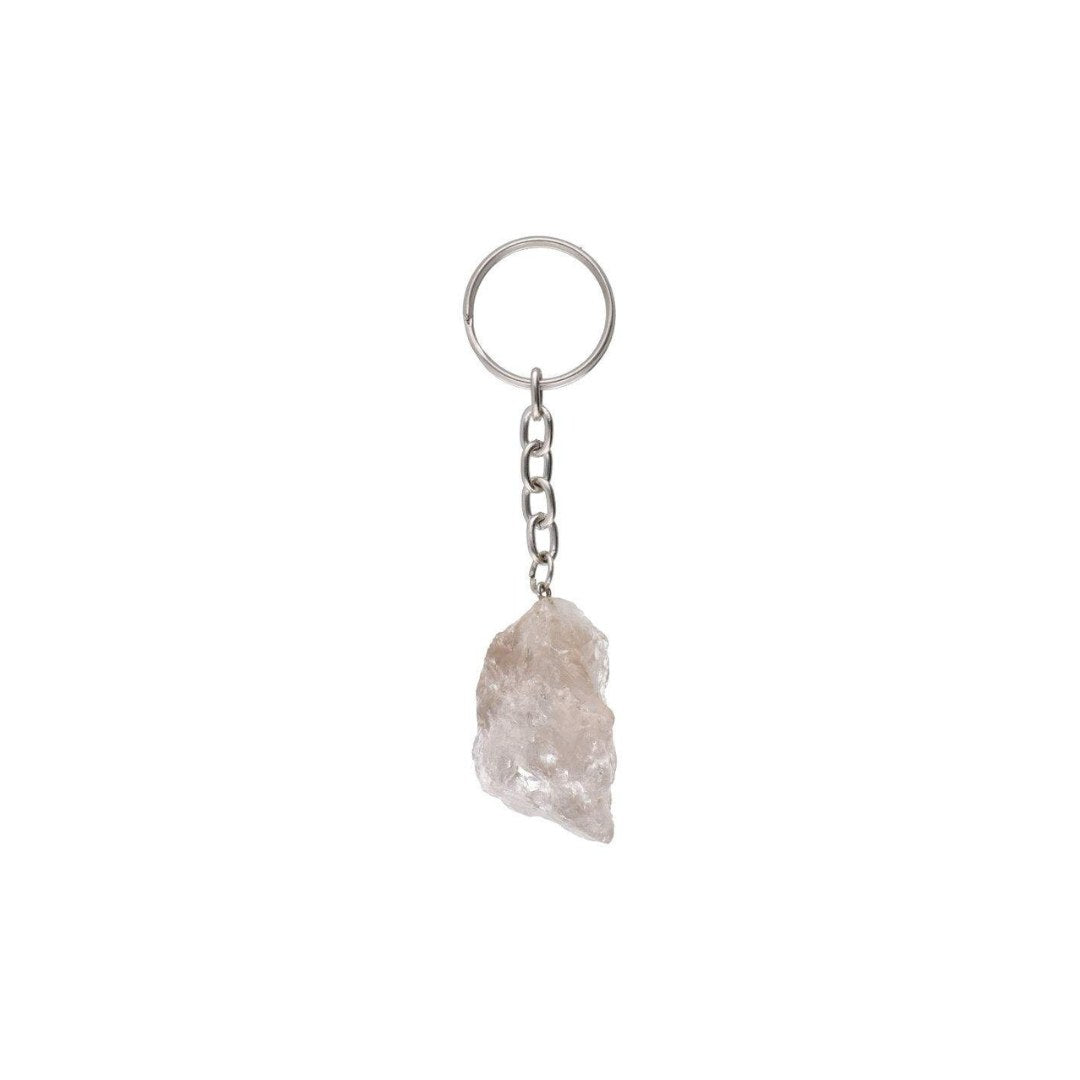 Smoky quartz key ring