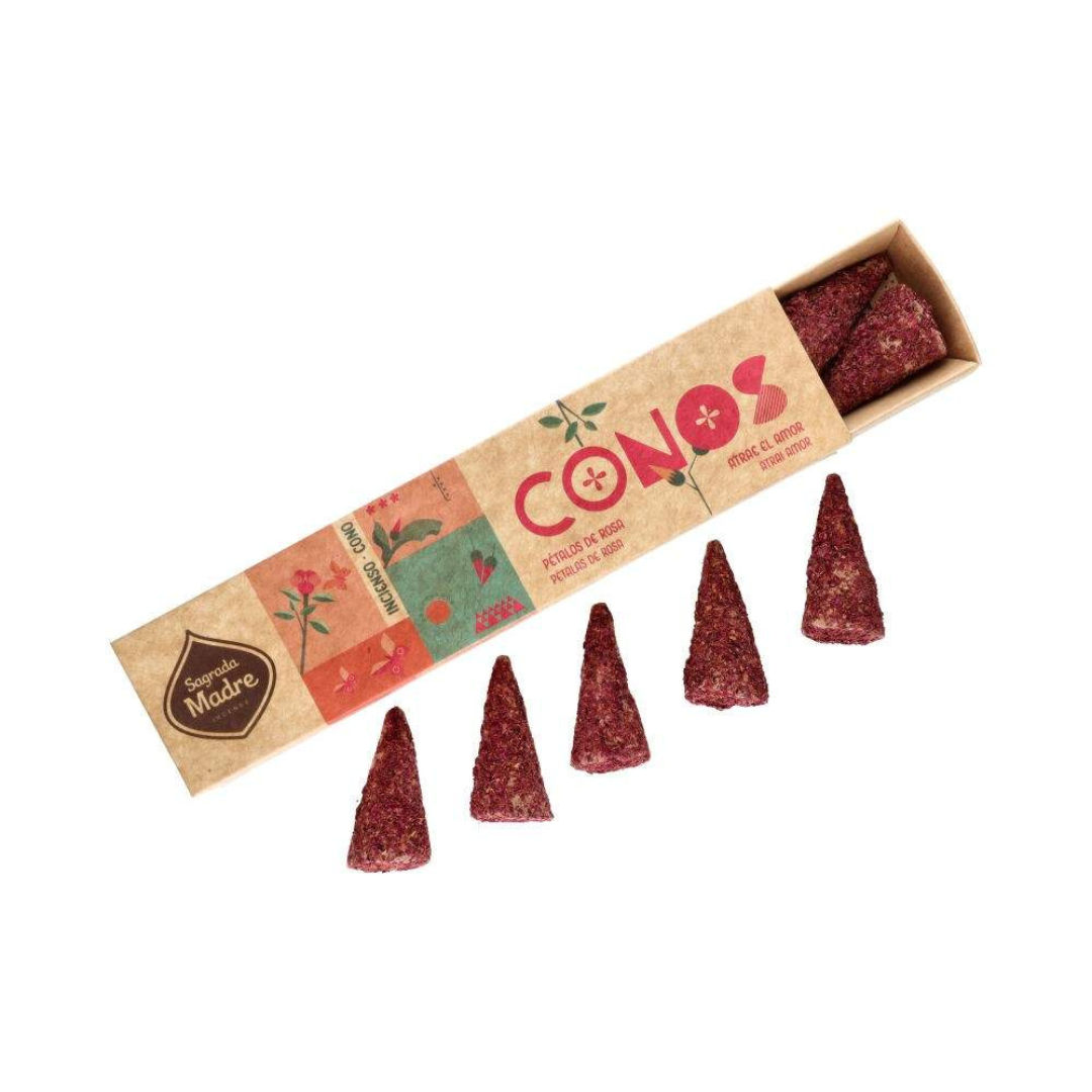 Handmade incense cones - Rose