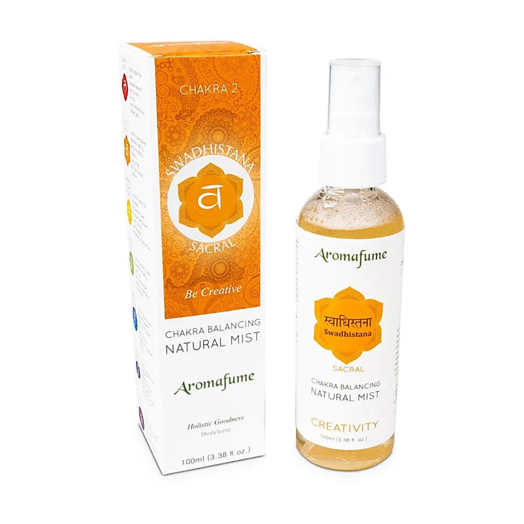 Chakra Room spray Swadhistana - 2nd chakra with rose, lemongrass and vanilla