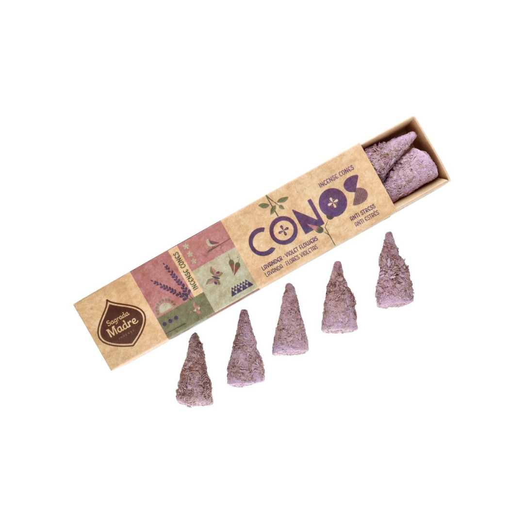 Handmade incense cones - Lavender